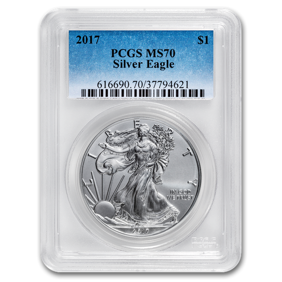 2017 Silver American Eagle MS-70 PCGS 2017 Silver American Eagle MS-70 PCGS