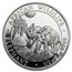 2017 Somalia 1/2 oz Silver Elephant BU