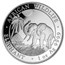 2017 Somalia 1 oz Silver Elephant (MintDirect® Premier Single)