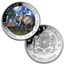 2017 Somalia 2-Coin 1 oz Silver Elephant Set Day/Night (Colored)