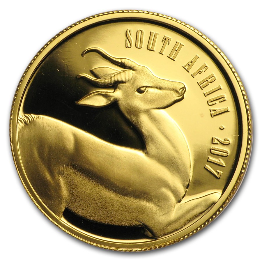 Buy 2017 South Africa 1/4 oz Gold Natura The Springbok | APMEX
