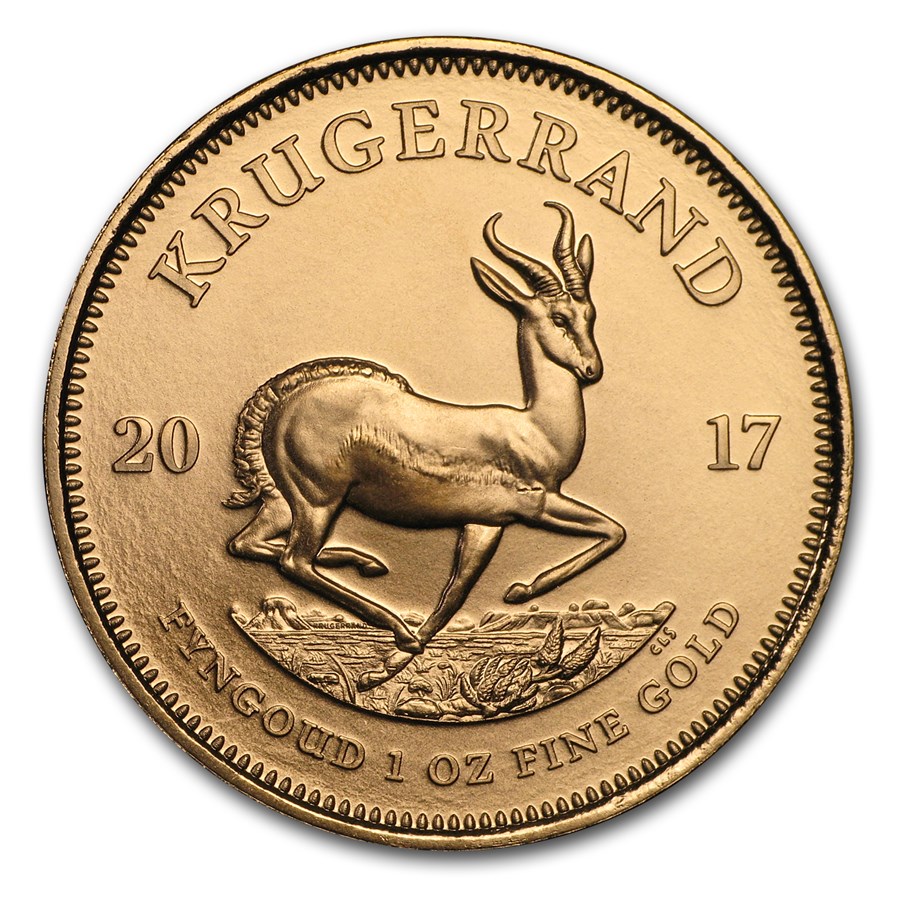 2017 South Africa 1 oz Gold Krugerrand BU