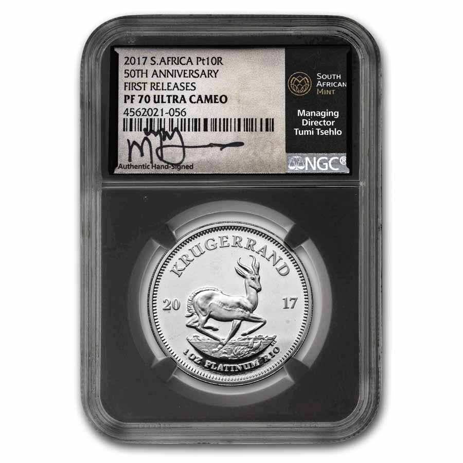 2019年 南アフリカ クルーガーランド銀貨 NGC MS70 1KR/1oz