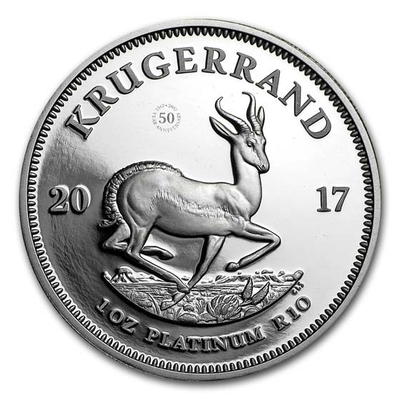 2017 South Africa 1 oz Platinum Krugerrand Proof 2017 South Africa 1 oz Platinum Krugerrand Proof