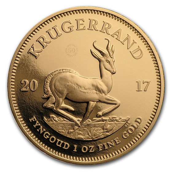 2017 South Africa 1 oz Proof Gold Krugerrand 2017 South Africa 1 oz Proof Gold Krugerrand
