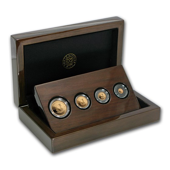 2017 South Africa 4-Coin Krugerrand 50th Anniversary Proof Set