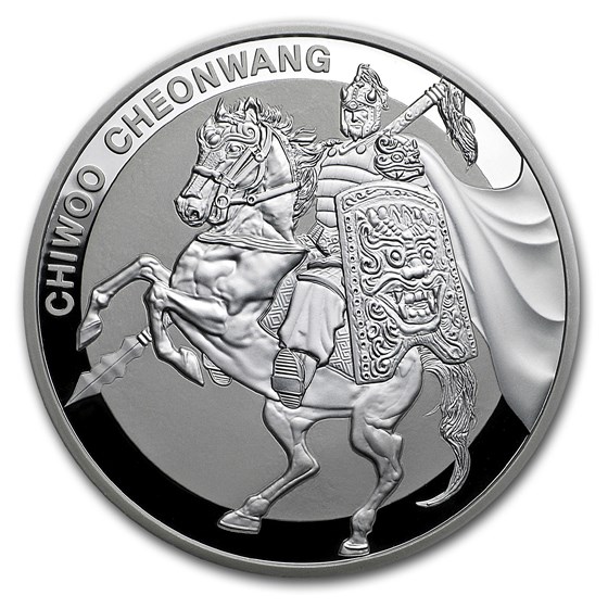 2017 South Korea 1 oz Silver 1 Clay Chiwoo Cheonwang Proof #9 2017 South Korea 1 oz Silver 1 Clay Chiwoo Cheonwang Proof #9