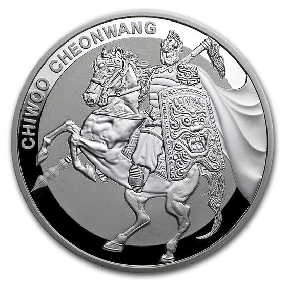2017 South Korea 1 oz Silver 1 Clay Chiwoo Cheonwang Proof 2017 South Korea 1 oz Silver 1 Clay Chiwoo Cheonwang Proof