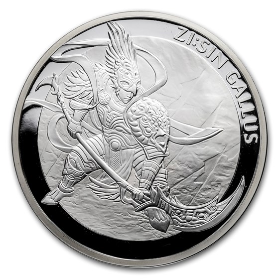 2017 South Korea 1 oz Silver ZI:SIN Gallus Proof 2017 South Korea 1 oz Silver ZI:SIN Gallus Proof