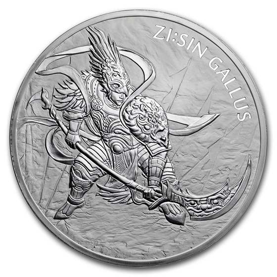 2017 South Korea 10 oz Silver ZI:SIN Gallus BU 2017 South Korea 10 oz Silver ZI:SIN Gallus BU