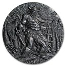 2017 Tokelau 3 oz Silver Max Relief (Legends of Asgard, Ymir)