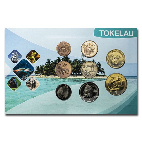 2017 Tokelau 8-Coin Set 1 Cent - 2 Dollars BU (Individual pkg) 2017 Tokelau 8-Coin Set 1 Cent - 2 Dollars BU (Individual pkg)