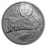 2017 Tuvalu 1 oz Silver $1 Marvel Series SPIDERMAN™ BU