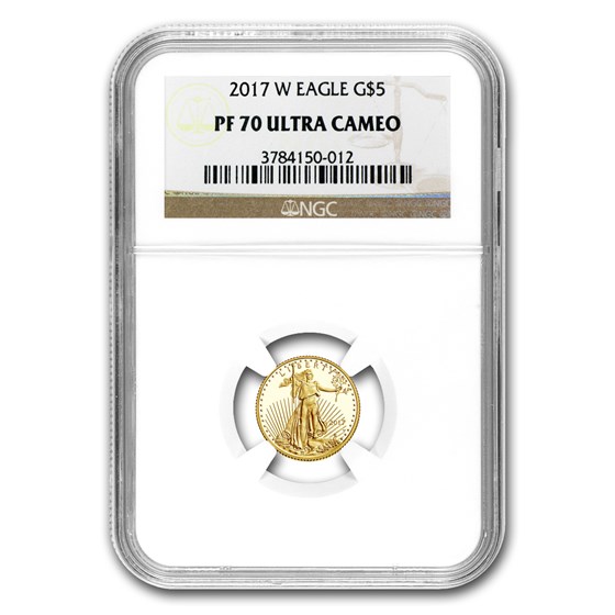 2017-W 1/10 oz Proof American Gold Eagle PF-70 NGC 2017-W 1/10 oz Proof American Gold Eagle PF-70 NGC