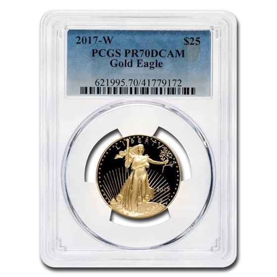 2017-W 1/2 oz American Gold Eagle PR-70 PCGS 2017-W 1/2 oz American Gold Eagle PR-70 PCGS