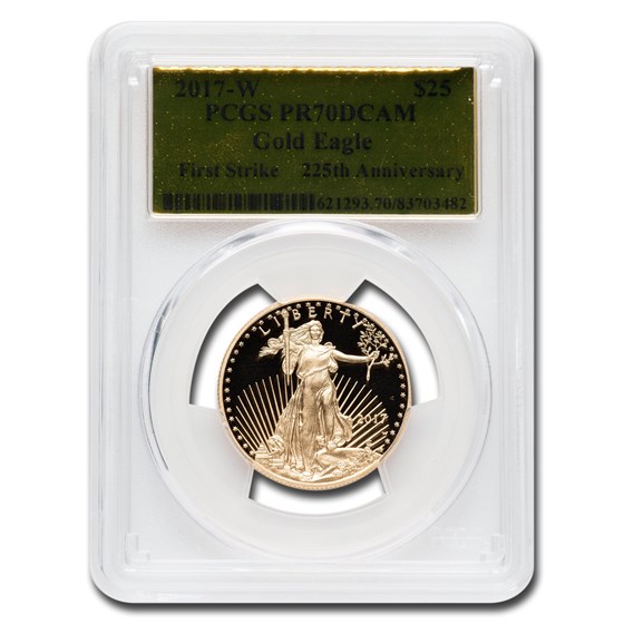 2017-W 1/2 oz Proof American Gold Eagle PR-70 PCGS (FS Gold Foil) 2017-W 1/2 oz Proof American Gold Eagle PR-70 PCGS (FS Gold Foil)