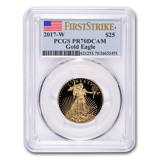 2017-W 1/2 oz Proof American Gold Eagle PR-70 PCGS (FS) 2017-W 1/2 oz Proof American Gold Eagle PR-70 PCGS (FS)