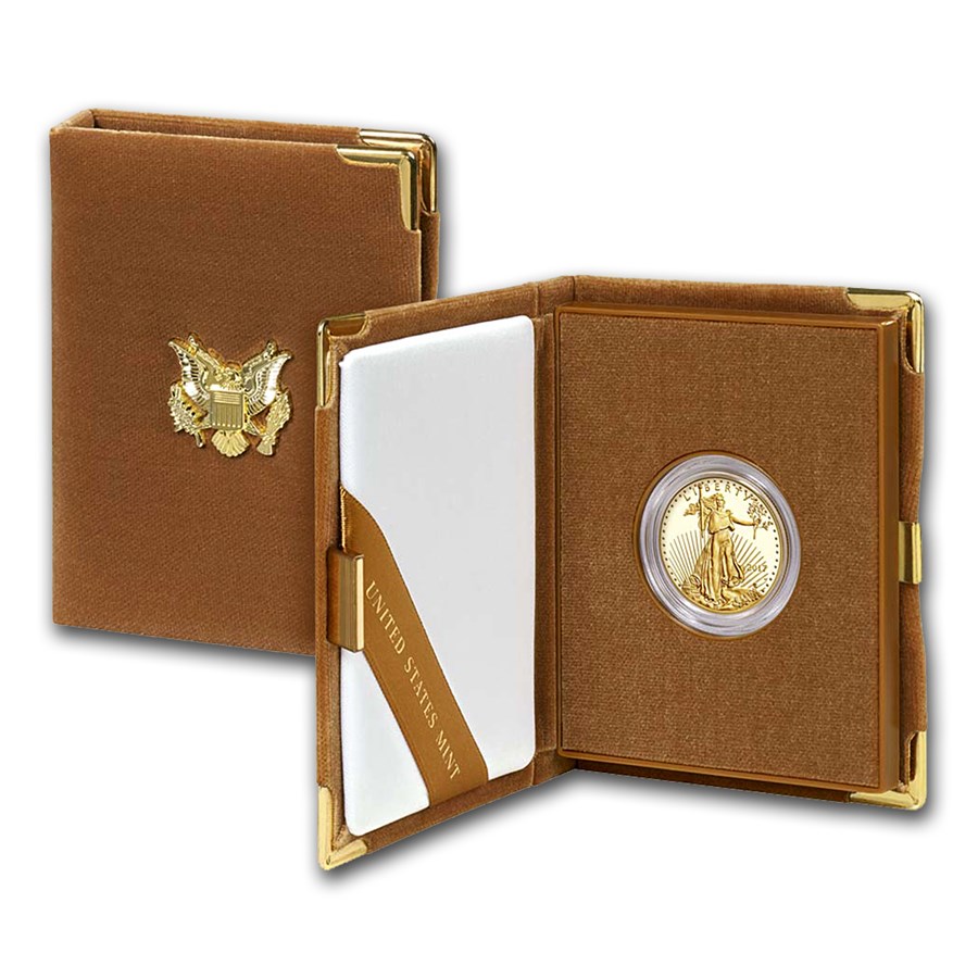 2017-W 1/2 oz Proof American Gold Eagle (w/Box & COA)