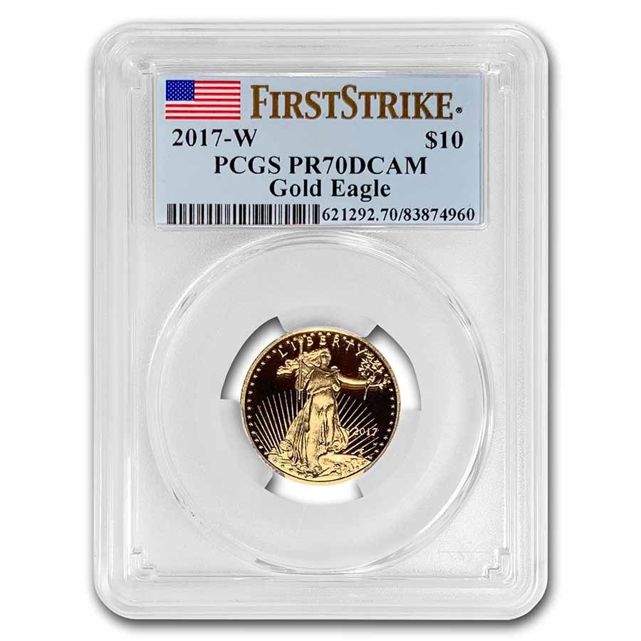 2017-W 1/4 oz Proof American Gold Eagle PR-70 PCGS (FS)