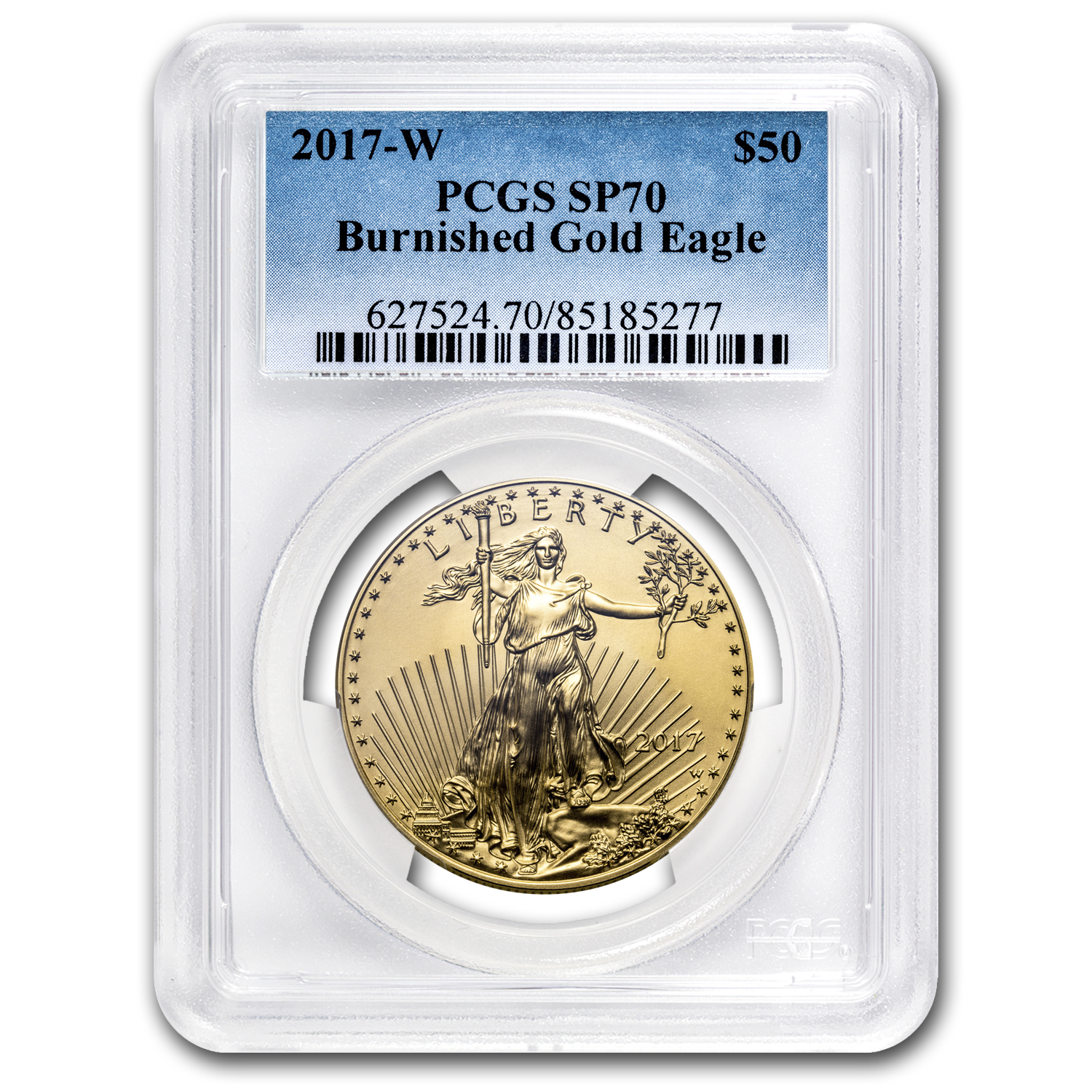 Buy 2017-W 1 oz Burnished Gold Eagle SP-70 PCGS | APMEX