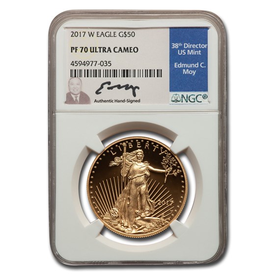 2017-W 1 oz Proof American Gold Eagle PF-70 NGC (Moy) 2017-W 1 oz Proof American Gold Eagle PF-70 NGC (Moy)
