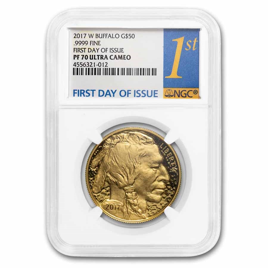 2017-W 1 oz Proof Gold Buffalo PF-70 NGC (FDI)