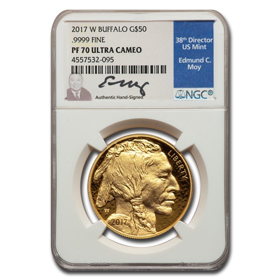 2017-W 1 oz Proof Gold Buffalo PF-70 NGC (Moy Label) 2017-W 1 oz Proof Gold Buffalo PF-70 NGC (Moy Label)