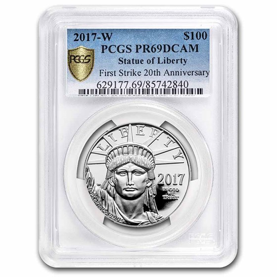 2017-W 1 oz Proof Platinum Eagle PR-69 PCGS (FirstStrike®) 2017-W 1 oz Proof Platinum Eagle PR-69 PCGS (FirstStrike®)