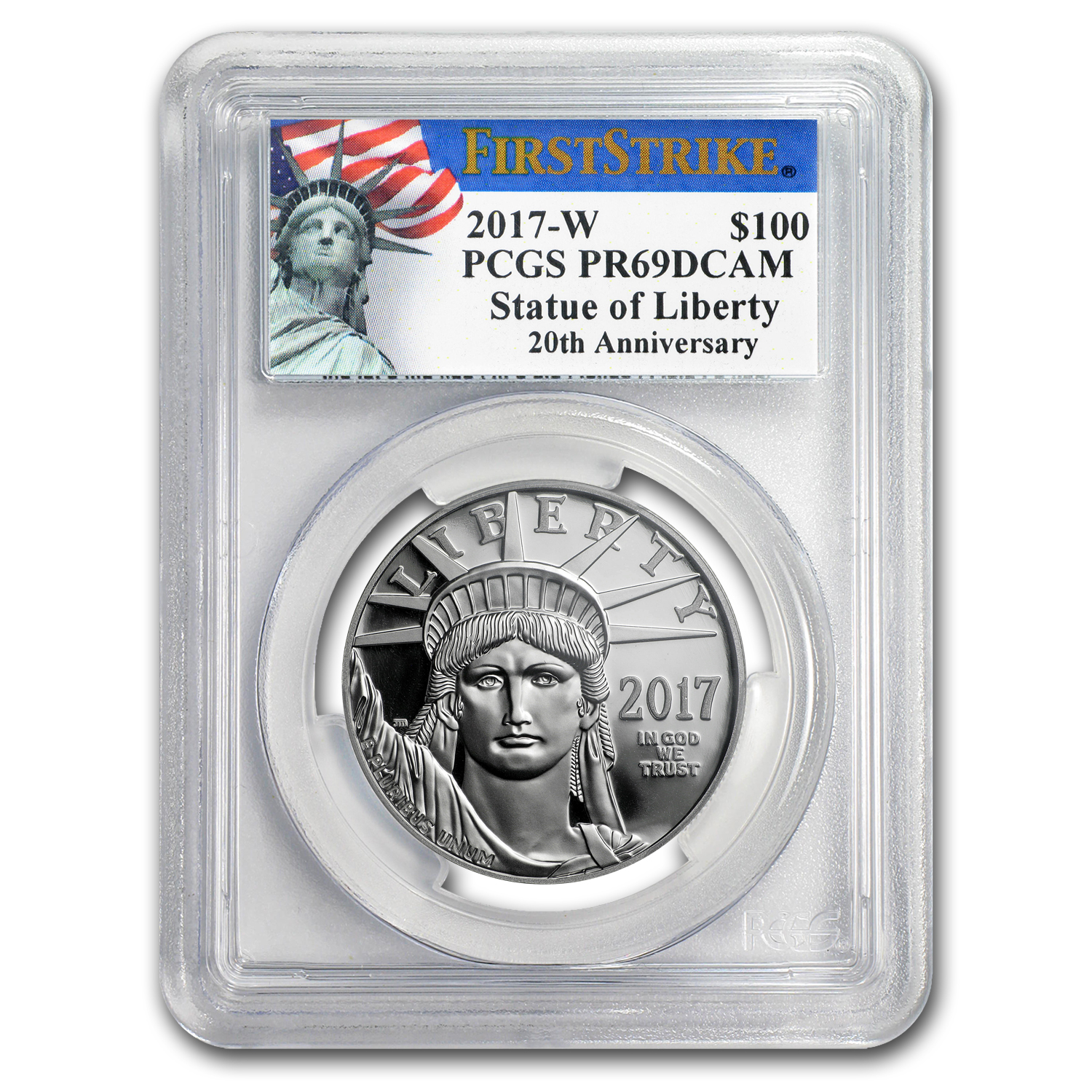 Buy 2017-W 1 oz Proof Platinum Eagle PR-69 PCGS (FS, Liberty Label