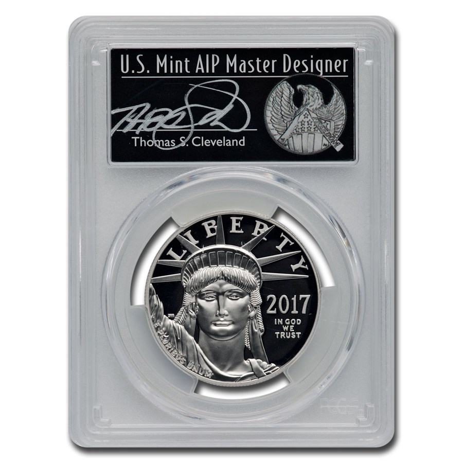 2017-W 1 oz Proof Platinum Eagle PR-70 PCGS (FDI, Cleveland)