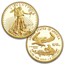 2017-W 4-Coin Proof American Gold Eagle Set (w/Box & COA)