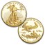 2017-W 4-Coin Proof American Gold Eagle Set (w/Box & COA)