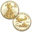 2017-W 4-Coin Proof American Gold Eagle Set (w/Box & COA)