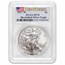 2017-W Burnished American Silver Eagle SP-70 PCGS