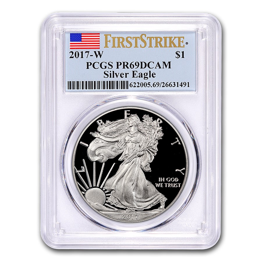 2017-W Proof American Silver Eagle PR-69 PCGS (FirstStrike®)