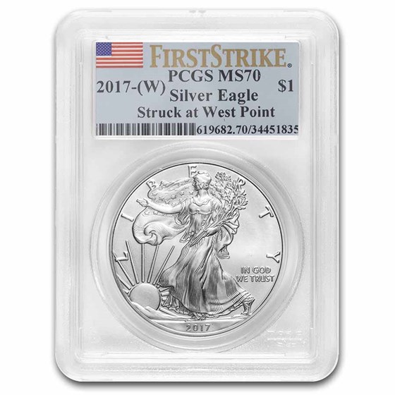 2017 (W) Silver Eagle MS-70 PCGS (FirstStrike®) 2017 (W) Silver Eagle MS-70 PCGS (FirstStrike®)