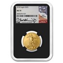 2018 1/2 oz American Gold Eagle MS-70 NGC (Iskowitz)