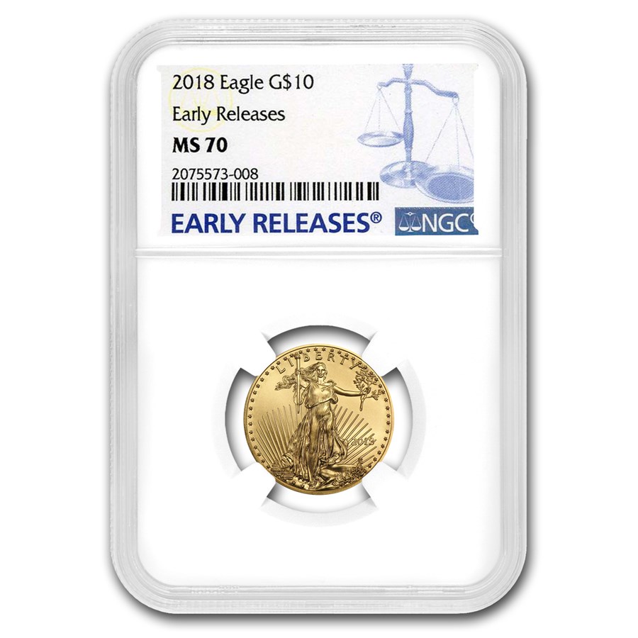 2018 1/4 oz American Gold Eagle MS-70 NGC (Early Releases)