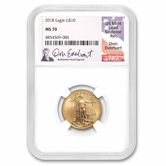 2018 1/4 oz American Gold Eagle MS-70 NGC (Everhart) 2018 1/4 oz American Gold Eagle MS-70 NGC (Everhart)