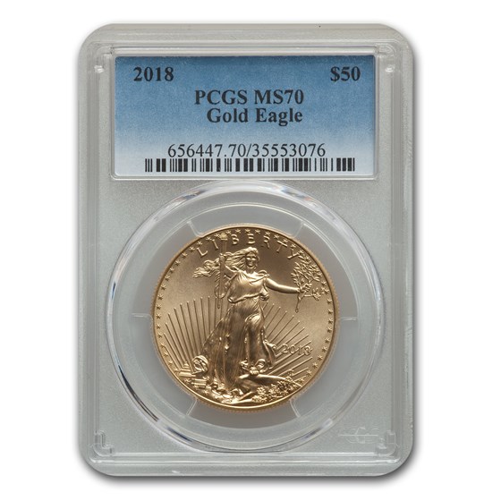 2018 1 oz American Gold Eagle MS-70 PCGS 2018 1 oz American Gold Eagle MS-70 PCGS
