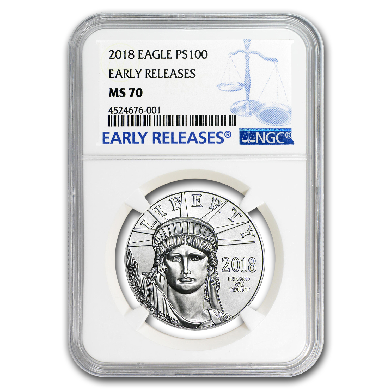 Buy 2018 1 oz American Platinum Eagle MS-70 NGC (Early Releases