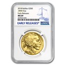 2018 1 oz Gold Buffalo MS-69 NGC (Early Releases)