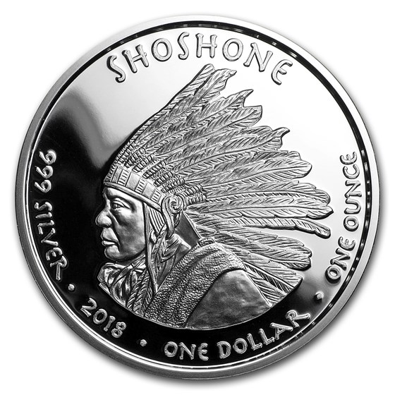 2018 1 oz Silver Proof State Dollars Shoshone Nevada Tortoise 2018 1 oz Silver Proof State Dollars Shoshone Nevada Tortoise