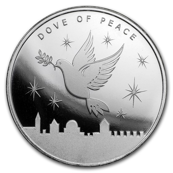 2018 1 oz Silver Round - Holy Land Mint (Dove of Peace) 2018 1 oz Silver Round - Holy Land Mint (Dove of Peace)