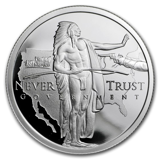 2018 1 oz Silver Shield PF Round - MiniMintage Manifest Destiny 2018 1 oz Silver Shield PF Round - MiniMintage Manifest Destiny