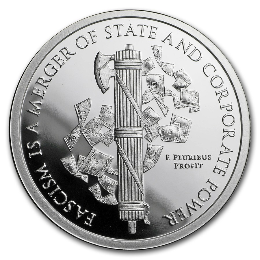 Buy 2018 1 oz Silver Shield Proof Round - MiniMintage Fascist Axe | APMEX