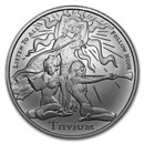 2018 1 oz Silver Shield Round - Trivium Girls