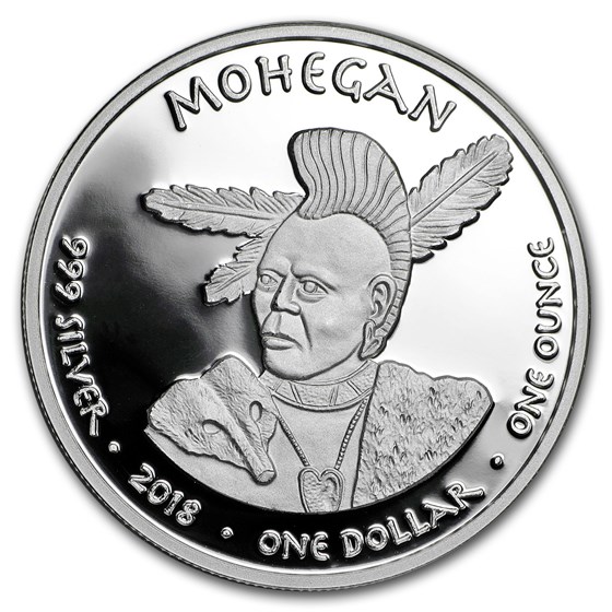 2018 1 oz Silver State Dollars Connecticut Sperm Whale Proof 2018 1 oz Silver State Dollars Connecticut Sperm Whale Proof