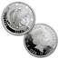 2018 2-Coin Silver 1 oz Britannia Proof/Reverse Proof Set