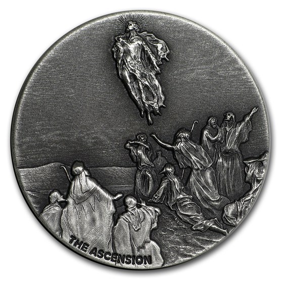 2018 2 oz Silver Coin - Biblical Series (Ascension of Christ) 2018 2 oz Silver Coin - Biblical Series (Ascension of Christ)